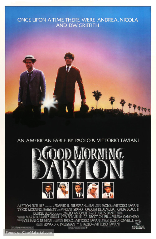 Good Morning, Babylon - Movie Poster