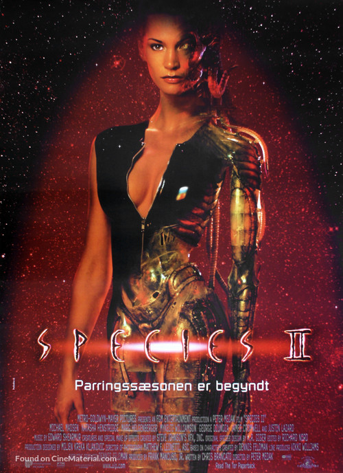 Species II - Danish Movie Poster