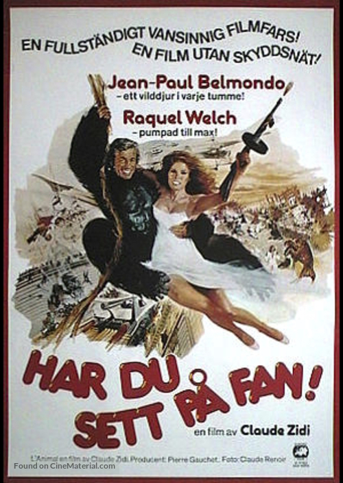 L&#039;animal - Swedish Movie Poster