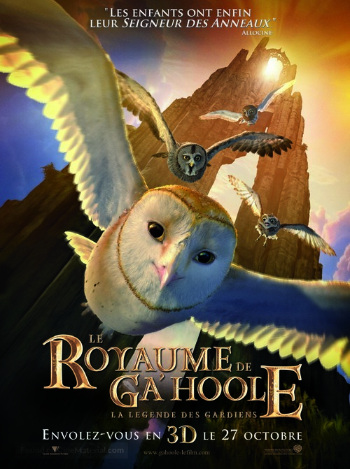 Legend of the Guardians: The Owls of Ga&#039;Hoole - French Movie Poster