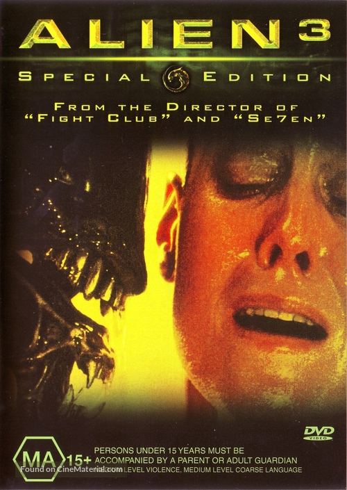 Alien 3 - Australian DVD movie cover