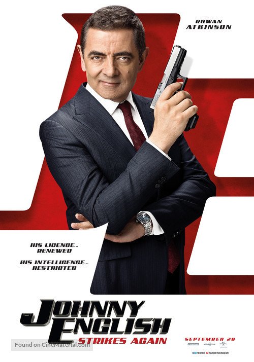 Johnny English Strikes Again - Lebanese Movie Poster