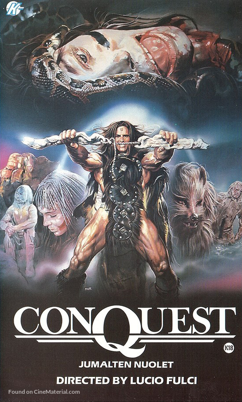 Conquest - Finnish VHS movie cover