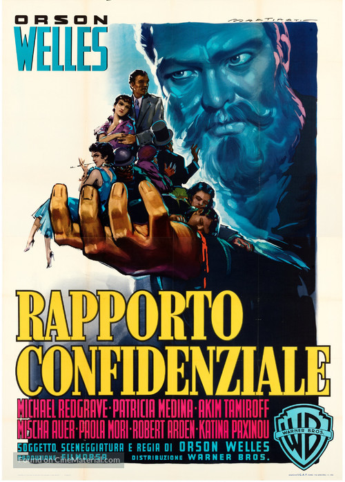 Mr. Arkadin - Italian Movie Poster