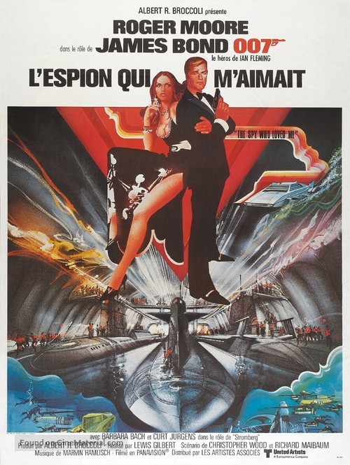 The Spy Who Loved Me - French Movie Poster