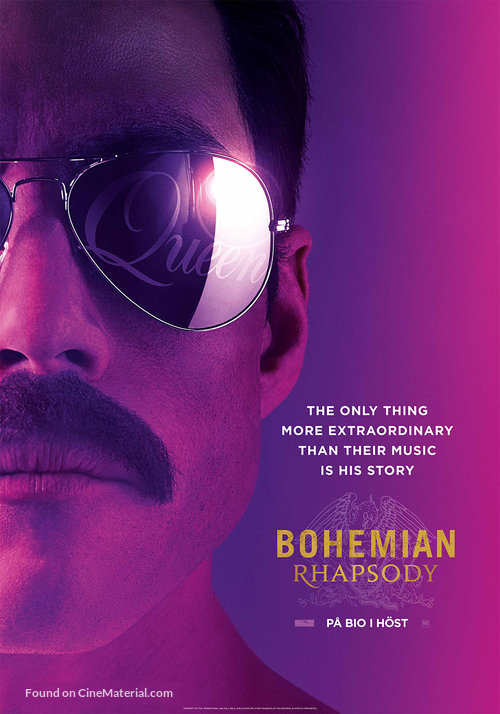 Bohemian Rhapsody - Swedish Movie Poster