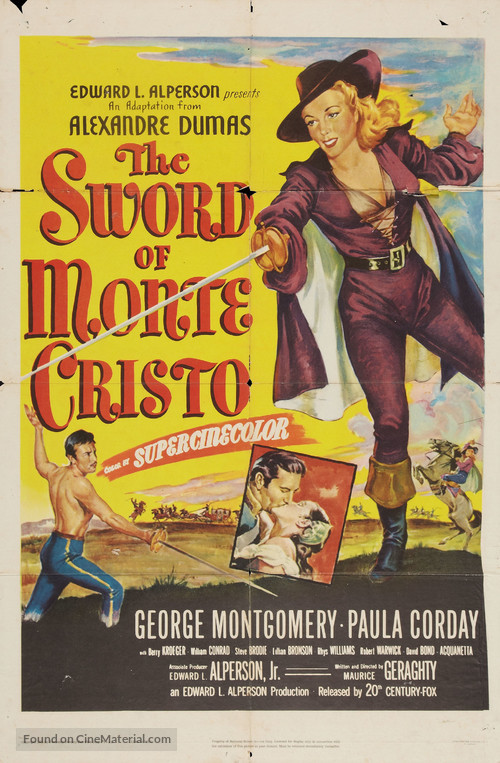 The Sword of Monte Cristo - Movie Poster