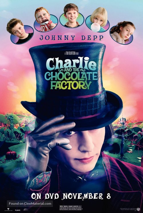 Charlie and the Chocolate Factory - Video release movie poster