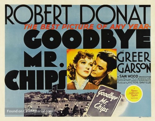 Goodbye, Mr. Chips - British Theatrical movie poster