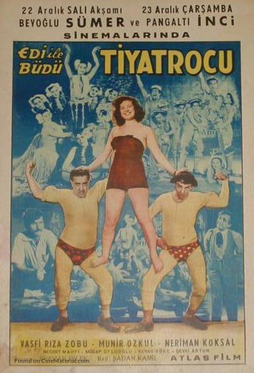 Edi ile B&uuml;d&uuml; tiyatrocu - Turkish Movie Poster