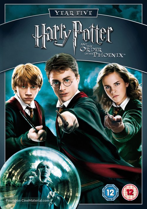 Harry Potter and the Order of the Phoenix - British DVD movie cover