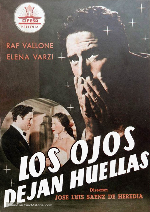 Los ojos dejan huellas - Spanish Movie Poster
