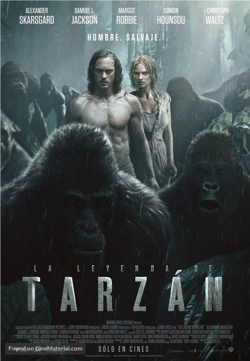 The Legend of Tarzan - Venezuelan Movie Poster