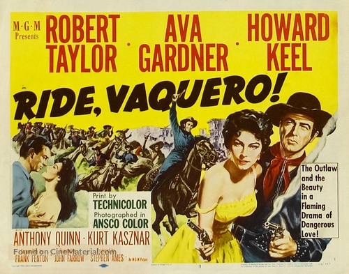 Ride, Vaquero! - Movie Poster
