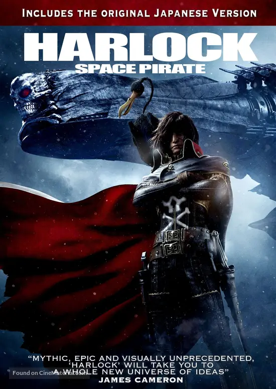 Download Space Pirate Captain Harlock 2013 Dvd Movie Cover For Android Free Get Wallpaper Space Pirate Captain Harlock 2013 Dvd Movie Cover HD