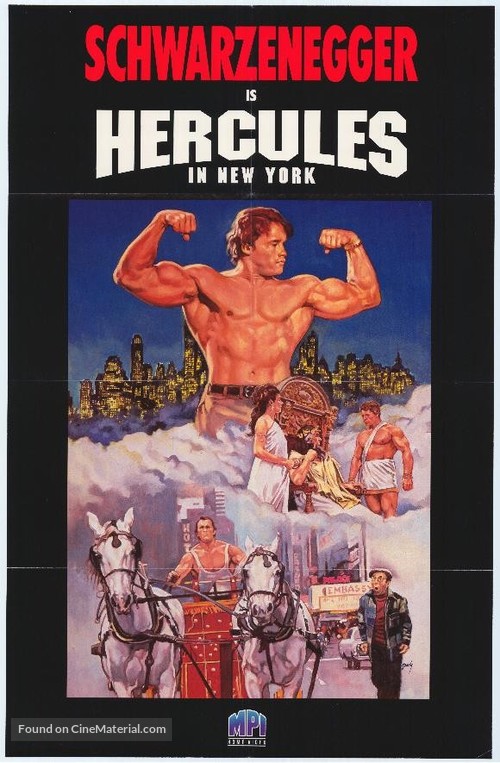 Hercules In New York - Movie Poster