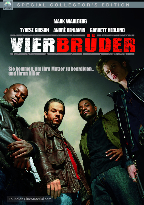 Four Brothers - German DVD movie cover