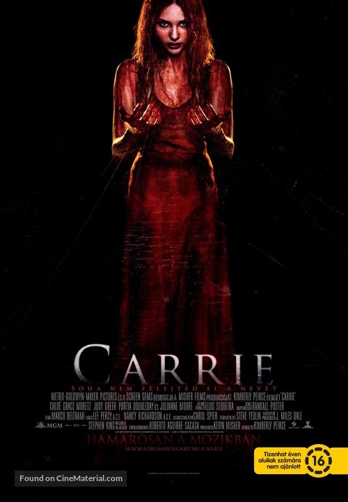 Carrie - Hungarian Movie Poster