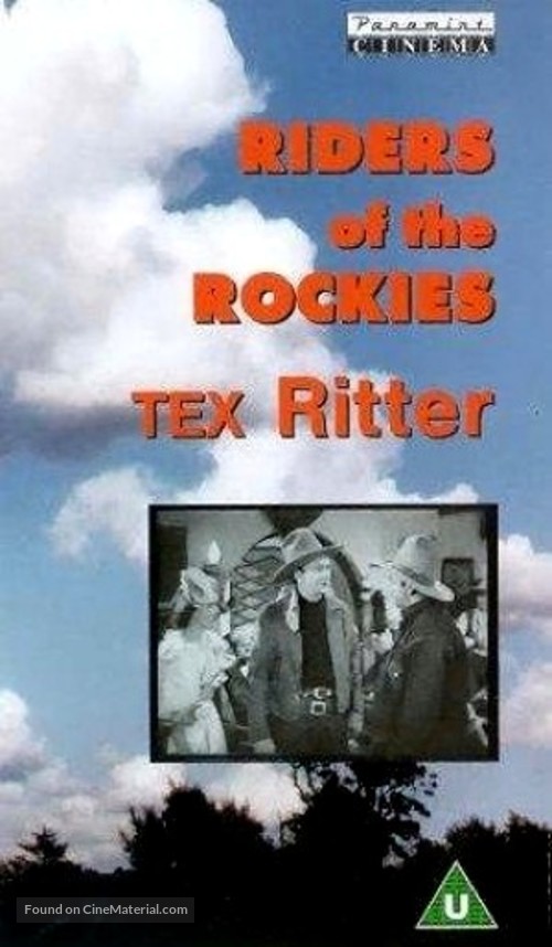 Riders of the Rockies - British VHS movie cover