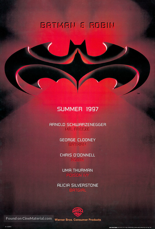 Batman And Robin 1997 Movie Poster 5282