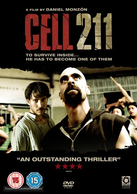 Celda 211 (2009) British dvd movie cover Celda 211 (2009) British dvd movie cover