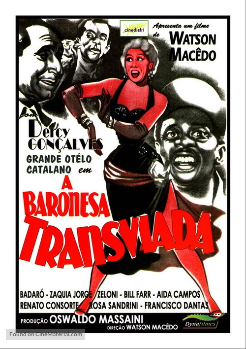 A Baronesa Transviada - Brazilian Movie Poster