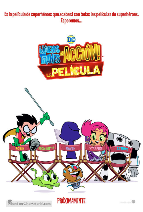 Teen Titans Go! To the Movies - Mexican Movie Poster