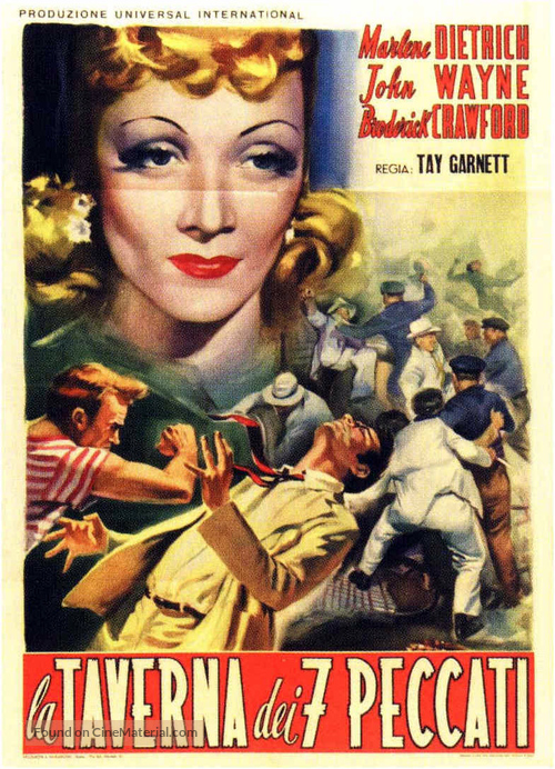 Seven Sinners - Italian Movie Poster