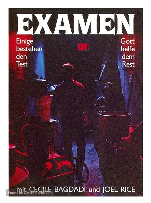 Final Exam - Austrian Blu-Ray movie cover