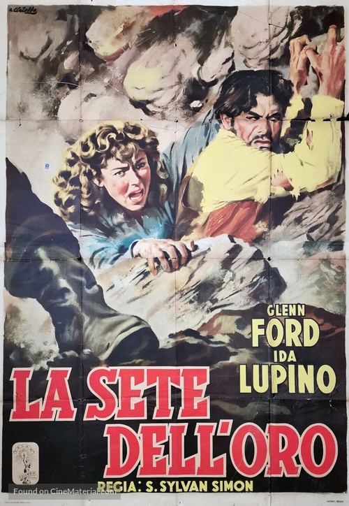 Lust for Gold - Italian Movie Poster