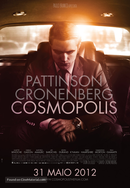 Cosmopolis - Portuguese Movie Poster