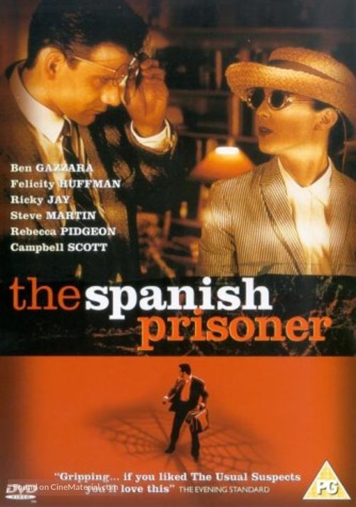 The Spanish Prisoner - British DVD movie cover