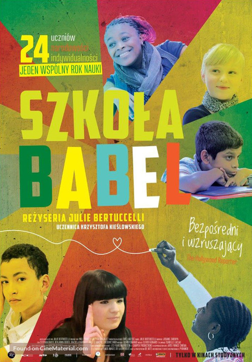 La Cour de Babel - Polish Movie Poster