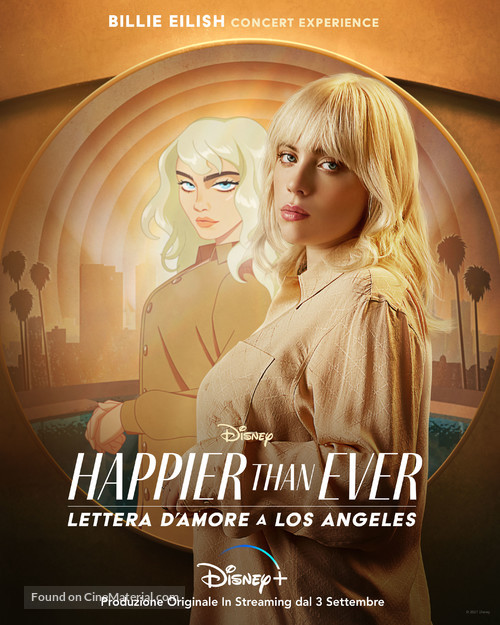 Happier than Ever: A Love Letter to Los Angeles - Italian Movie Poster