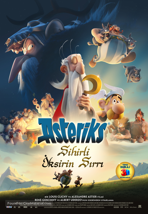 Ast&eacute;rix: Le secret de la potion magique - Turkish Movie Poster