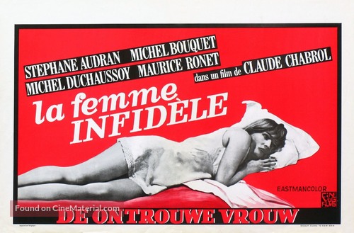 La femme infid&egrave;le - Belgian Movie Poster
