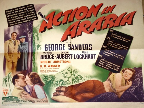 Action in Arabia - Movie Poster
