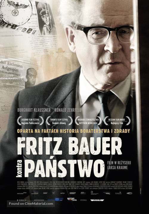 Der Staat gegen Fritz Bauer - Polish Movie Poster