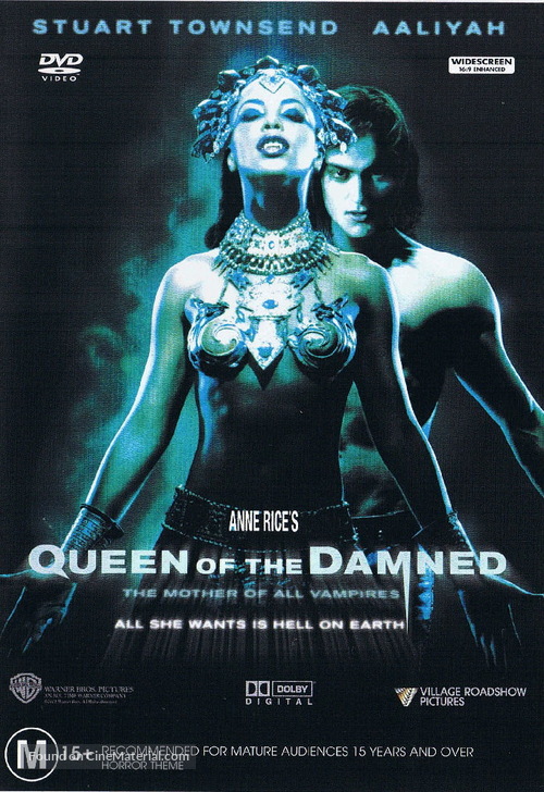 Queen Of The Damned - Australian DVD movie cover