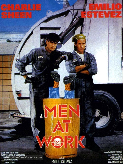 Men At Work - French Movie Poster