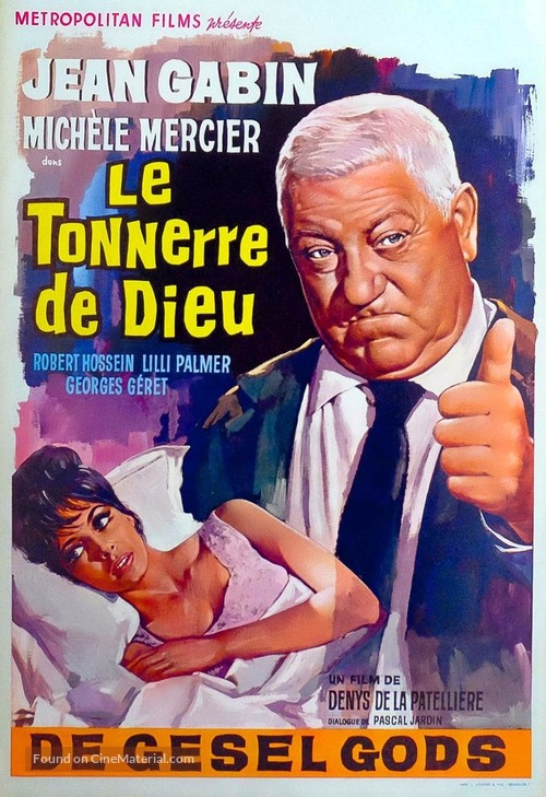 Le tonnerre de Dieu - Belgian Movie Poster