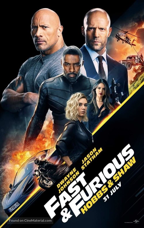 Fast &amp; Furious Presents: Hobbs &amp; Shaw - Indonesian Movie Poster