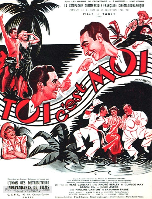 Toi, c&#039;est moi - French Movie Poster