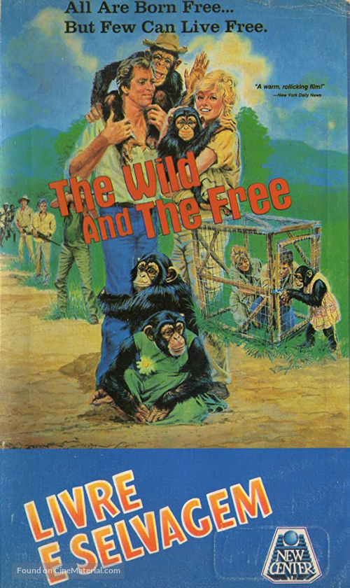 The Wild and the Free - Brazilian Movie Cover