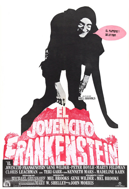 Young Frankenstein - Spanish Movie Poster