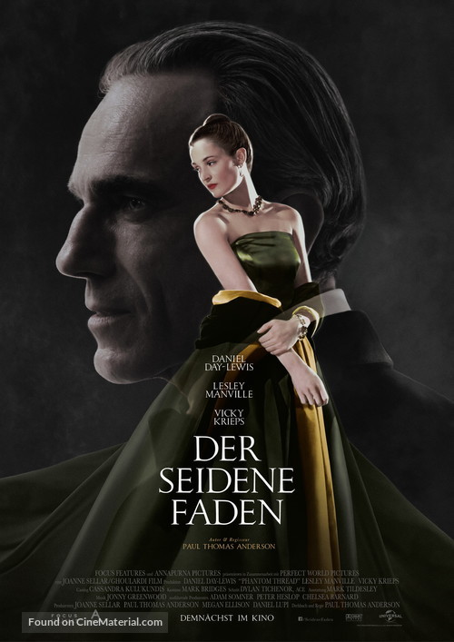 Phantom Thread - German Movie Poster