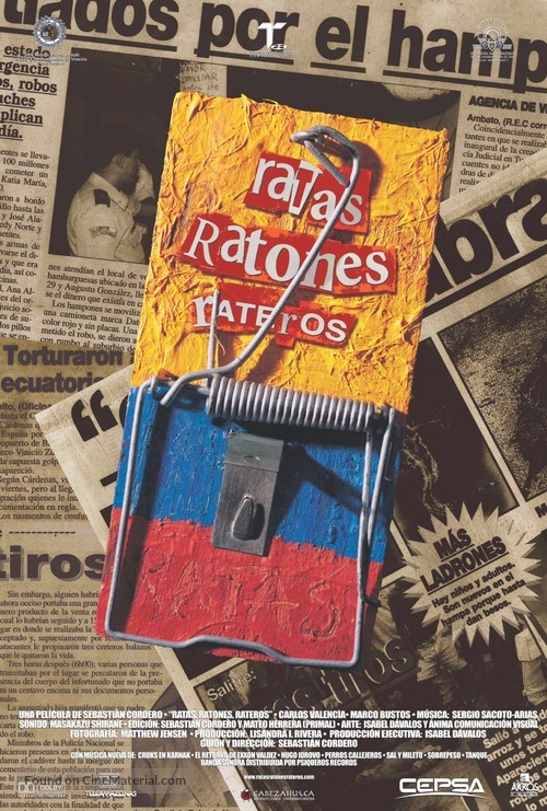 Ratas, ratones, rateros - Ecuadorian Movie Poster