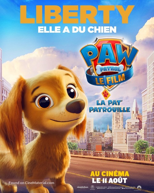 Paw Patrol: The Movie - French Movie Poster