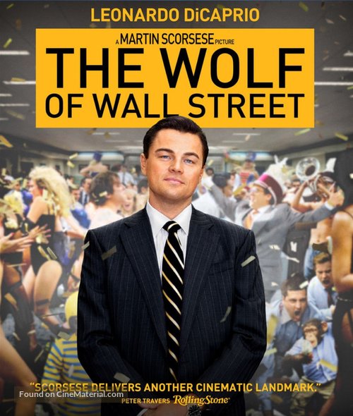 The Wolf of Wall Street - Blu-Ray movie cover