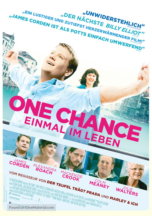 One Chance - German Movie Poster